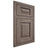 Shiloh Cabinetry Flush Inset Richmond White Oak Plain Cut Clay Door