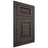 Shiloh Cabinetry Flush Inset Richmond White Oak Plain Cut Creekside Door