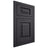 Shiloh Cabinetry Flush Inset Richmond White Oak Plain Cut Harbor Door