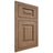 Shiloh Cabinetry Flush Inset Richmond White Oak Plain Cut Medium Door
