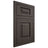 Shiloh Cabinetry Flush Inset Richmond White Oak Quarter Sawn Creekside Door