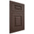 Shiloh Cabinetry Flush Inset Richmond White Oak Quarter Sawn Dusk Door