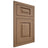 Shiloh Cabinetry Flush Inset Richmond White Oak Quarter Sawn Medium Door
