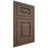 Shiloh Cabinetry Flush Inset Richmond White Oak Quarter Sawn Mineral Door