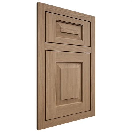 Shiloh Cabinetry Flush Inset Richmond White Oak Quarter Sawn Natural Door