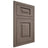 Shiloh Cabinetry Flush Inset Richmond White Oak Rift Cut Clay Door