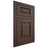 Shiloh Cabinetry Flush Inset Richmond White Oak Rift Cut Dusk Door