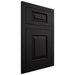 Shiloh Cabinetry Flush Inset Richmond White Oak Rift Cut Ink Door