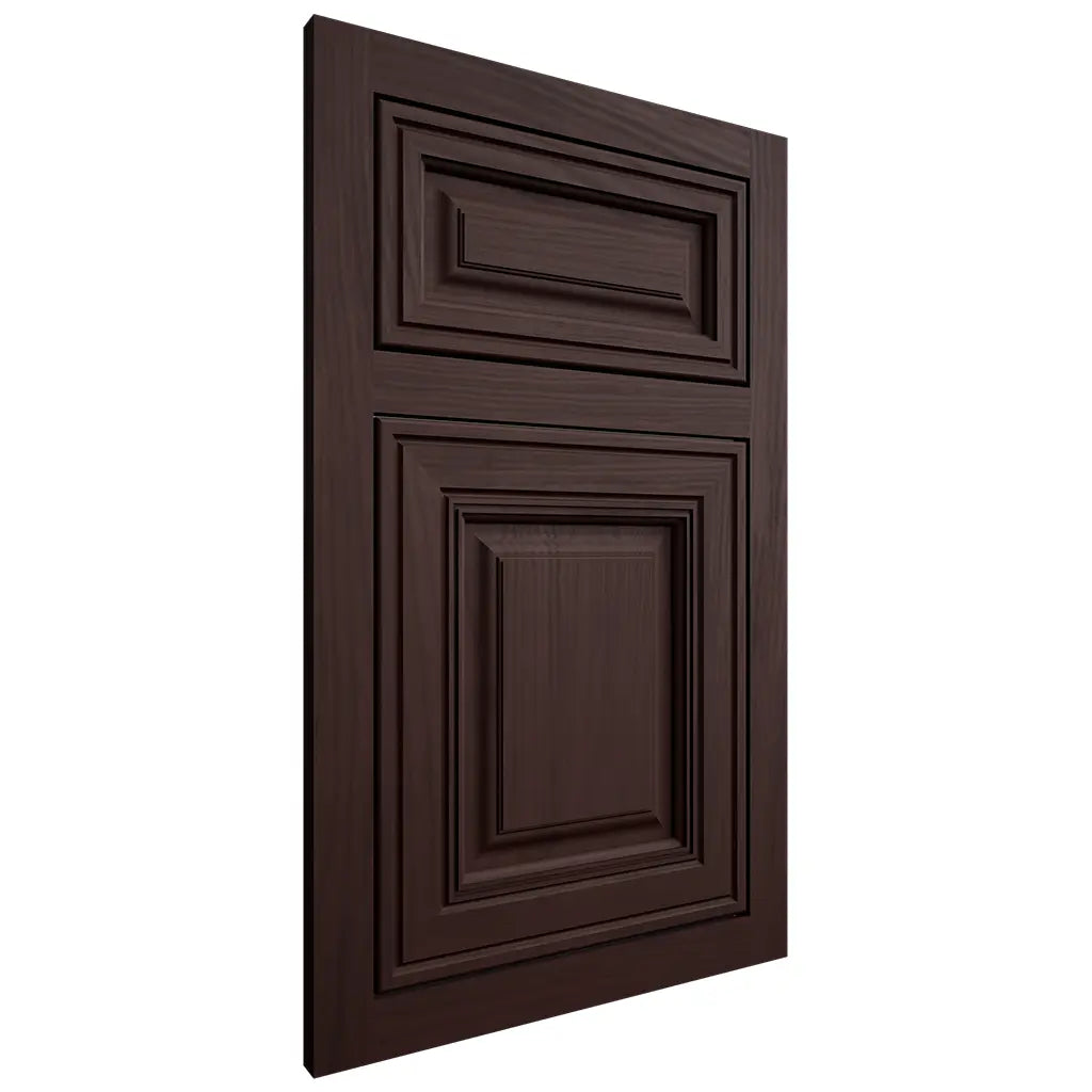 Shiloh Cabinetry Flush Inset Savannah Alder Plain Cut Bistre Door