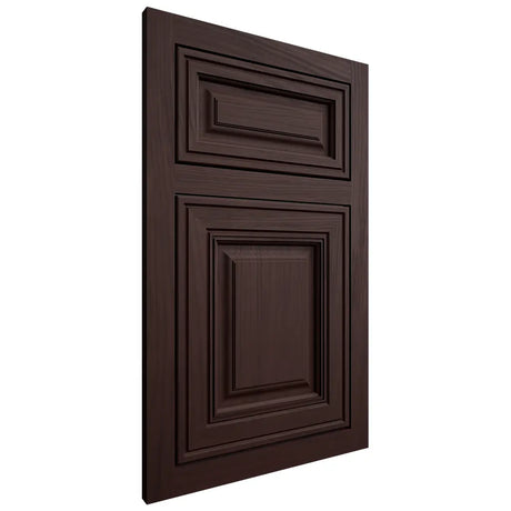 Shiloh Cabinetry Flush Inset Savannah Alder Plain Cut Bistre Door