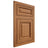 Shiloh Cabinetry Flush Inset Savannah Alder Plain Cut Caramel Door
