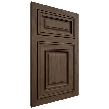 Shiloh Cabinetry Flush Inset Savannah Alder Plain Cut Caviar Door