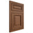 Shiloh Cabinetry Flush Inset Savannah Alder Plain Cut Cola Door