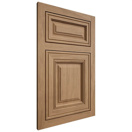 Shiloh Cabinetry Flush Inset Savannah Alder Plain Cut Dusty Road Door