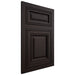 Shiloh Cabinetry Flush Inset Savannah Alder Plain Cut Espresso Door
