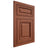 Shiloh Cabinetry Flush Inset Savannah Alder Plain Cut Sierra Door