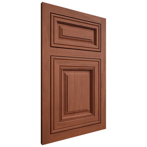 Shiloh Cabinetry Flush Inset Savannah Alder Plain Cut Sierra Door