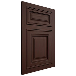 Shiloh Cabinetry Flush Inset Savannah Alder Plain Cut Umber Door