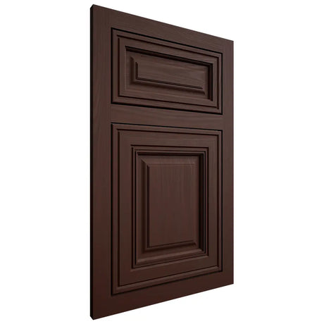Shiloh Cabinetry Flush Inset Savannah Alder Plain Cut Umber Door