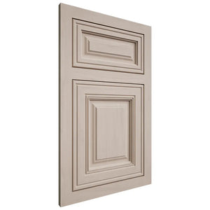 Shiloh Cabinetry Flush Inset Savannah Alder Plain Cut White Sands Door