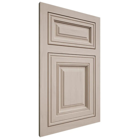 Shiloh Cabinetry Flush Inset Savannah Alder Plain Cut White Sands Door