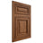 Shiloh Cabinetry Flush Inset Savannah Cherry Plain Cut Carob Door