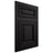 Shiloh Cabinetry Flush Inset Savannah Cherry Plain Cut Espresso Door