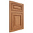 Shiloh Cabinetry Flush Inset Savannah Cherry Plain Cut Medium Door