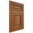 Shiloh Cabinetry Flush Inset Savannah Hickory Plain Cut Chestnut Door