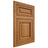 Shiloh Cabinetry Flush Inset Savannah Hickory Plain Cut Medium Door