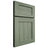 Shiloh Cabinetry Flush Inset Savannah Hickory Plain Cut Moss Door
