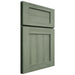 Shiloh Cabinetry Flush Inset Savannah Hickory Plain Cut Moss Door