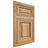 Shiloh Cabinetry Flush Inset Savannah Hickory Plain Cut Natural Door