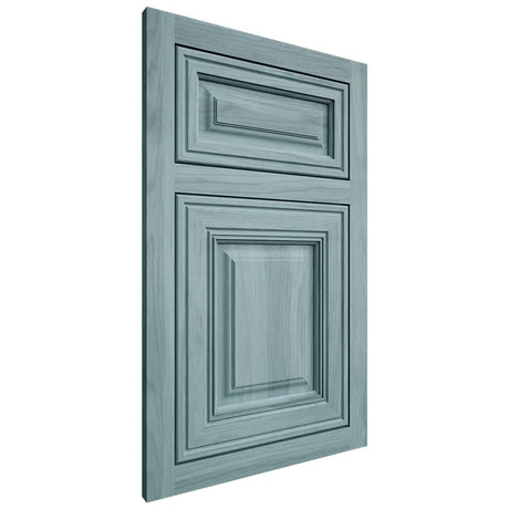 Shiloh Cabinetry Flush Inset Savannah Hickory Plain Cut Sky Door