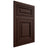 Shiloh Cabinetry Flush Inset Savannah Maple Plain Cut Cocoa Door