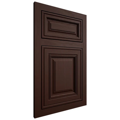 Shiloh Cabinetry Flush Inset Savannah Maple Plain Cut Cocoa Door