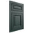 Shiloh Cabinetry Flush Inset Savannah Paintable Billiard Green Door