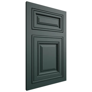 Shiloh Cabinetry Flush Inset Savannah Paintable Billiard Green Door