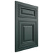 Shiloh Cabinetry Flush Inset Savannah Paintable Billiard Green Door