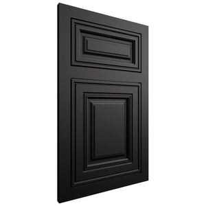 Shiloh Cabinetry Flush Inset Savannah Paintable Black Door