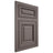Shiloh Cabinetry Flush Inset Savannah Poplar Plain Cut Heatherstone Door