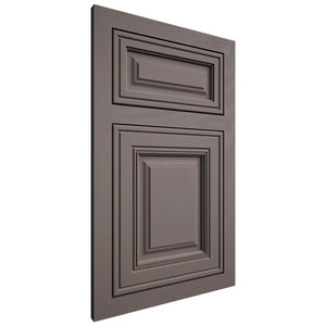 Shiloh Cabinetry Flush Inset Savannah Poplar Plain Cut Heatherstone Door