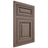Shiloh Cabinetry Flush Inset Savannah Poplar Plain Cut River Rock Door