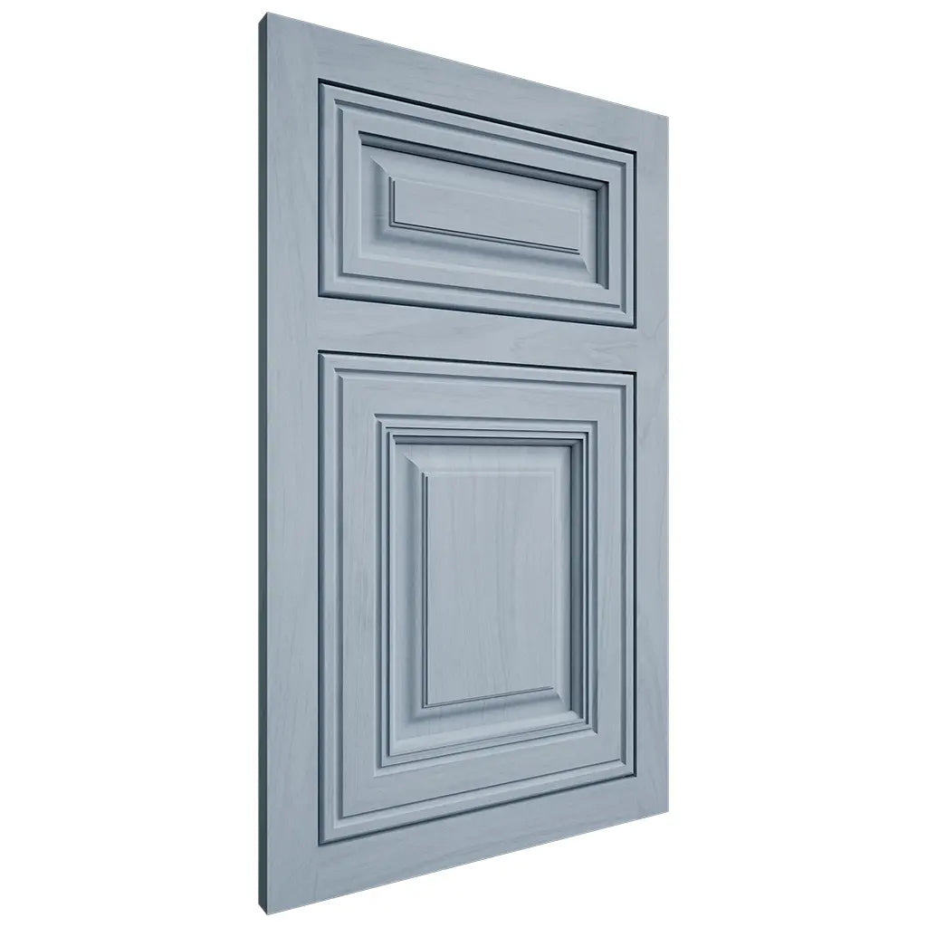 Shiloh Cabinetry Flush Inset Savannah Poplar Plain Cut Sky Door