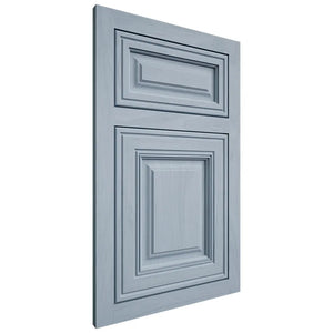 Shiloh Cabinetry Flush Inset Savannah Poplar Plain Cut Sky Door