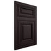 Shiloh Cabinetry Flush Inset Savannah Red Oak Plain Cut Espresso Door