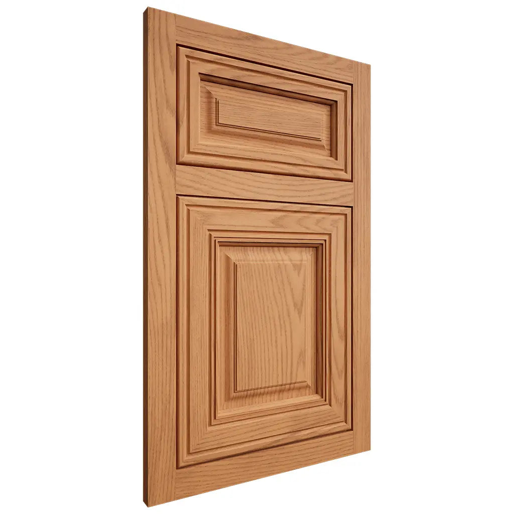 Shiloh Cabinetry Flush Inset Savannah Red Oak Plain Cut Medium Door