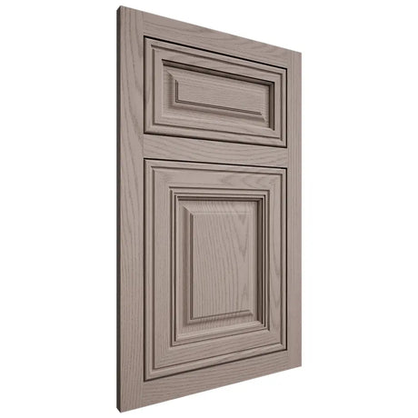 Shiloh Cabinetry Flush Inset Savannah Red Oak Plain Cut Sterling Door