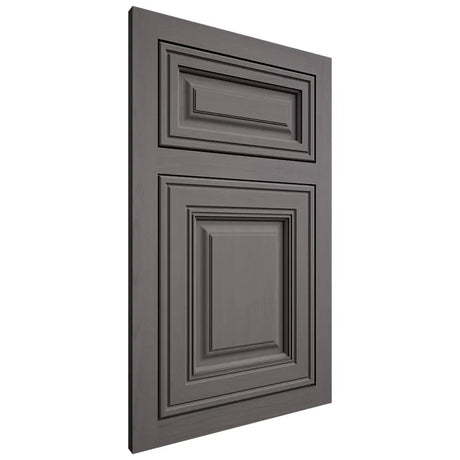 Shiloh Cabinetry Flush Inset Savannah Walnut Plain Cut Cadet Door