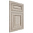 Shiloh Cabinetry Flush Inset Savannah Walnut Plain Cut Seagull Door